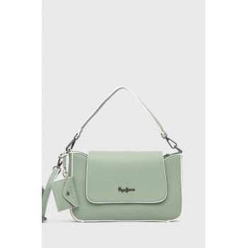 Pepe Jeans poseta Jeny Shoulder Bag culoarea verde