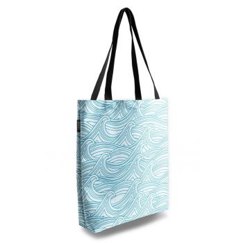 Geanta tote cu model abstract