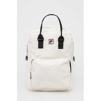 Fila rucsac femei, culoarea alb, mare, neted