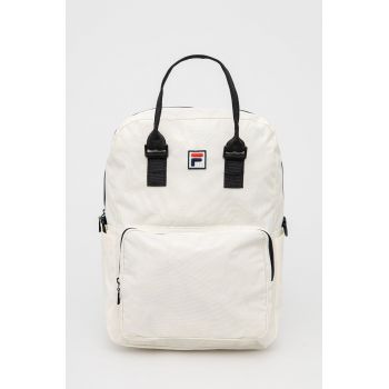 Fila rucsac femei, culoarea alb, mare, neted