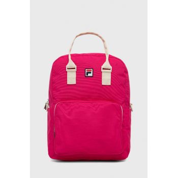 Fila rucsac femei, culoarea roz, mare, neted ieftin