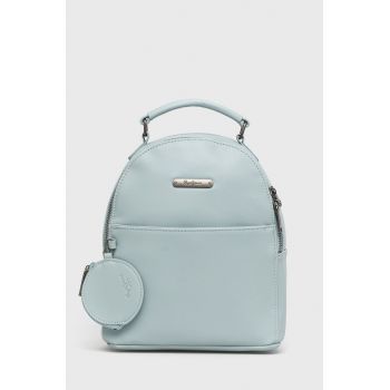 Pepe Jeans rucsac Salma Back Pack femei, culoarea turcoaz, mic, neted