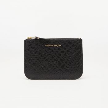 Comme des Garçons Embossed Roots Wallet Black