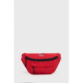 Superdry borseta culoarea rosu