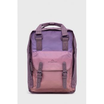 Doughnut rucsac femei, culoarea violet, mare, neted ieftin