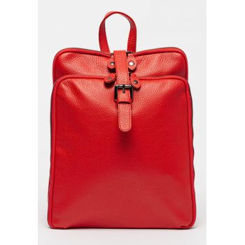 Rucsac dreptunghiular de piele