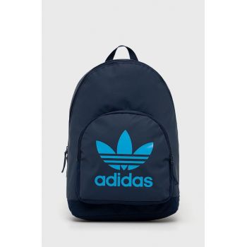 adidas Originals rucsac culoarea albastru marin, mare, cu imprimeu