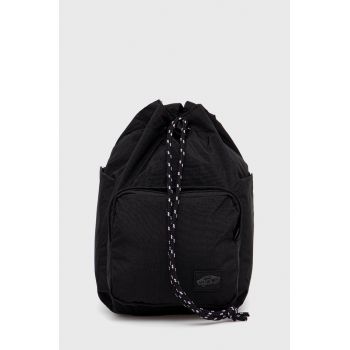 Vans rucsac culoarea negru, mic, neted