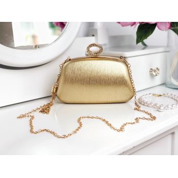 Poșetă clutch gold Brevina