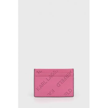 Karl Lagerfeld carcasa cardului femei, culoarea roz
