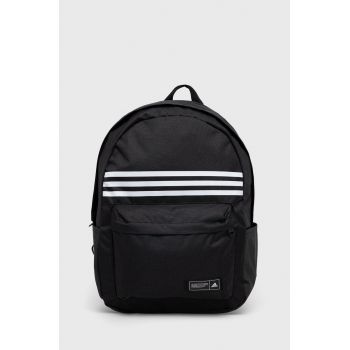 adidas rucsac culoarea negru, mare, cu imprimeu