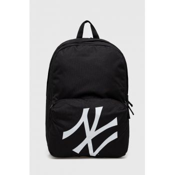New Era rucsac culoarea negru, mare, cu imprimeu