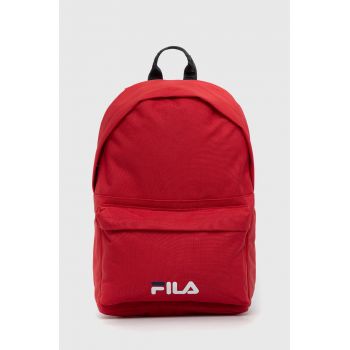 Fila rucsac culoarea rosu, mare, neted