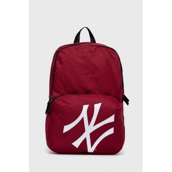 New Era rucsac culoarea bordo, mare, neted 60240059-mrn