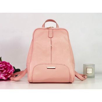 Rucsac baby pink piele naturală Andersson