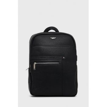 Aeronautica Militare rucsac barbati, culoarea negru, mare, neted