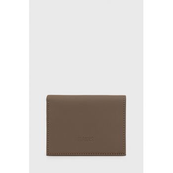Rains portofel 16020 Folded Wallet culoarea maro