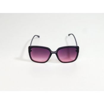 Ochelari de soare negrii cu lentile roz O123
