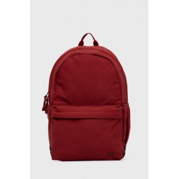 Superdry rucsac femei, culoarea rosu, mare, neted