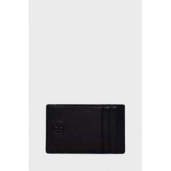 Tory Burch carcasa din piele femei, culoarea negru