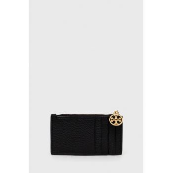 Tory Burch carcasa din piele femei, culoarea negru