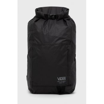 Vans rucsac culoarea negru, mare, neted