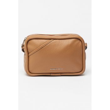 Geanta crossbody de piele cu aplicatie logo Beirut