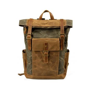 Rucsac unisex cu garnituri de piele Denver