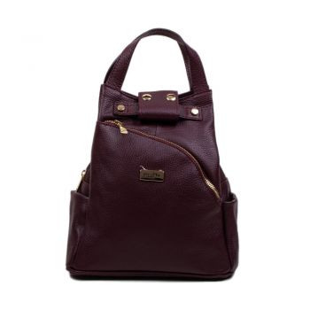 Rucsac Piele, Model Pretta- 177 Bordo