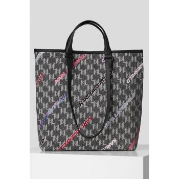 Geanta shopper cu model logo K/Monogram