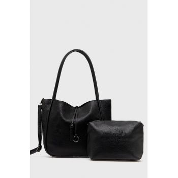 Answear Lab poseta culoarea negru