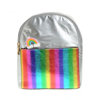 Rucsac pentru copii cu buzunar multicolor