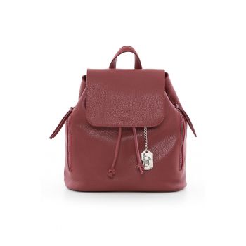 Rucsac din piele cu clapa Claire