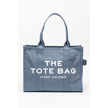 Geanta shopper cu imprimeu logo The Tote