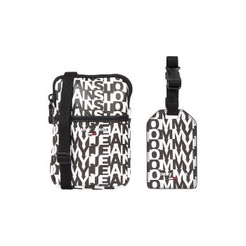 Set de geanta crossbody si eticheta de bagaj