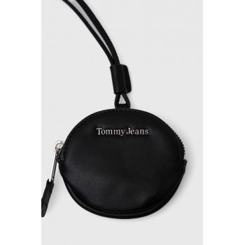 Tommy Jeans portofel femei, culoarea negru