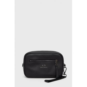 Armani Exchange portfard culoarea negru