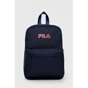 Fila ghiozdan copii culoarea albastru marin, mic, cu imprimeu