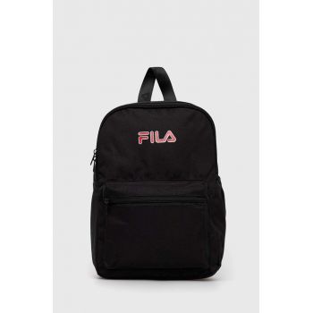 Fila ghiozdan copii culoarea negru, mic, cu imprimeu