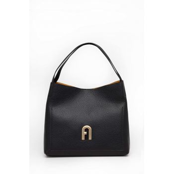 Furla poseta de piele Primula culoarea negru