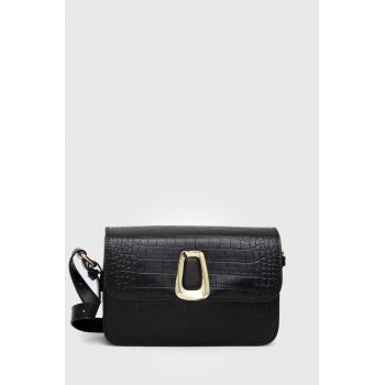Answear Lab poseta culoarea negru