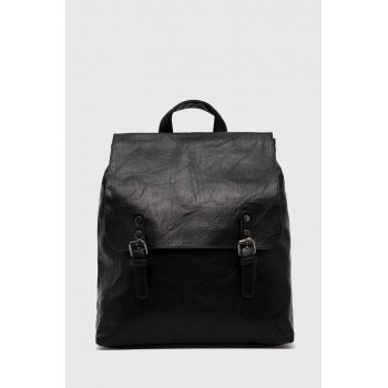 Answear Lab rucsac femei, culoarea negru, mare, neted