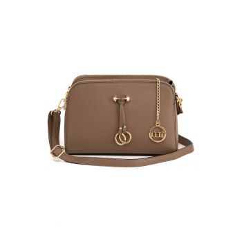 Geanta crossbody de piele cu aspect texturat Certosa