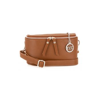 Geanta crossbody de piele cu aspect texturat Lupetta