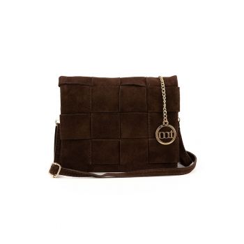 Geanta crossbody de piele intoarsa Empoli