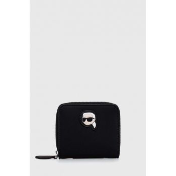 Karl Lagerfeld portofel femei, culoarea negru