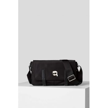 Karl Lagerfeld poseta culoarea negru