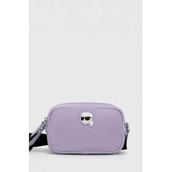 Karl Lagerfeld poseta culoarea violet