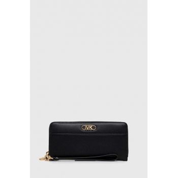 MICHAEL Michael Kors portofel de piele femei, culoarea negru
