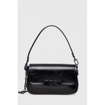 MICHAEL Michael Kors poseta de piele culoarea negru